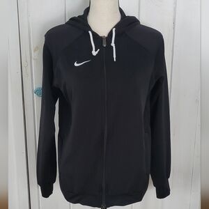 Nike Dry-fit Fulll Zip Hooded Athletic Gym Lounge Jacket